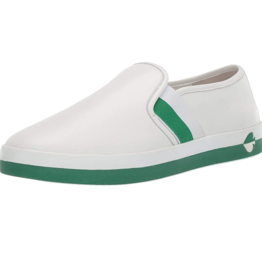 ♠️Kate Spade♠️ Sandy Sneakers, white/green
